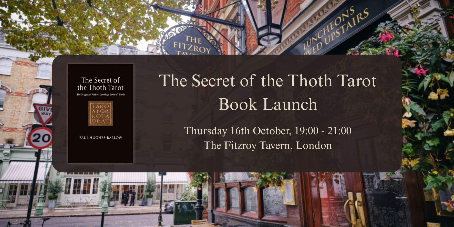 The Secret of the Thoth Tarot Book Lauch
